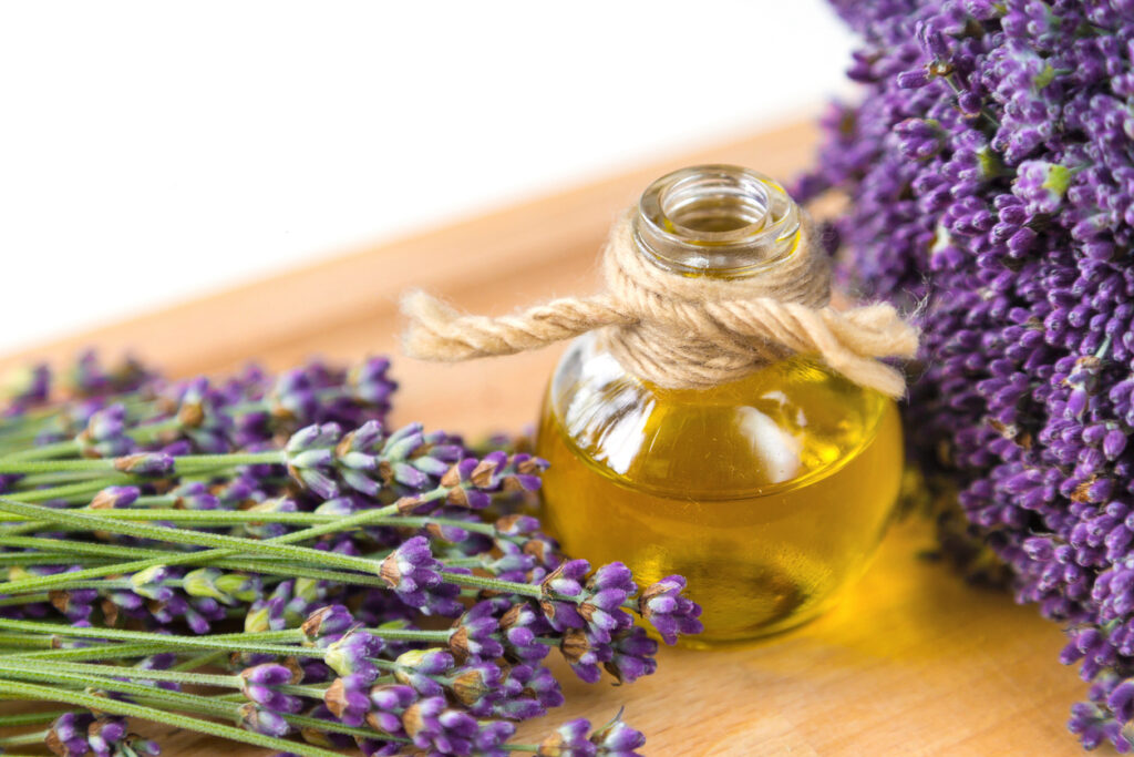 flor de lavanda para cabello poder natural