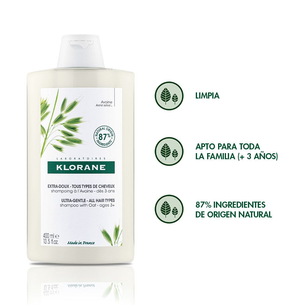 shampoo con proteinas de avena