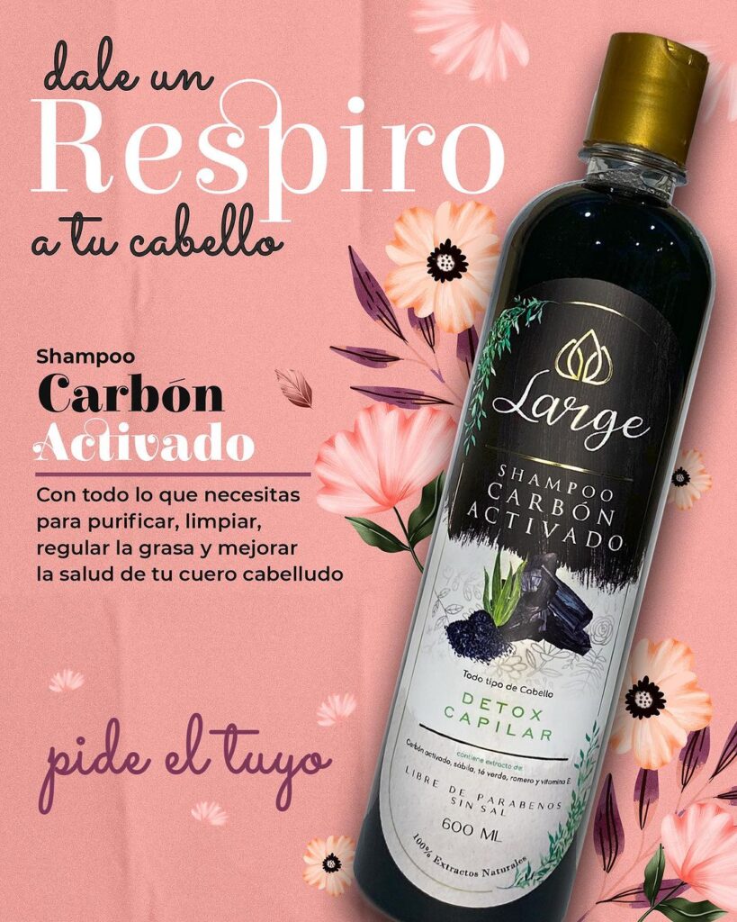 shampoo de carbon activado