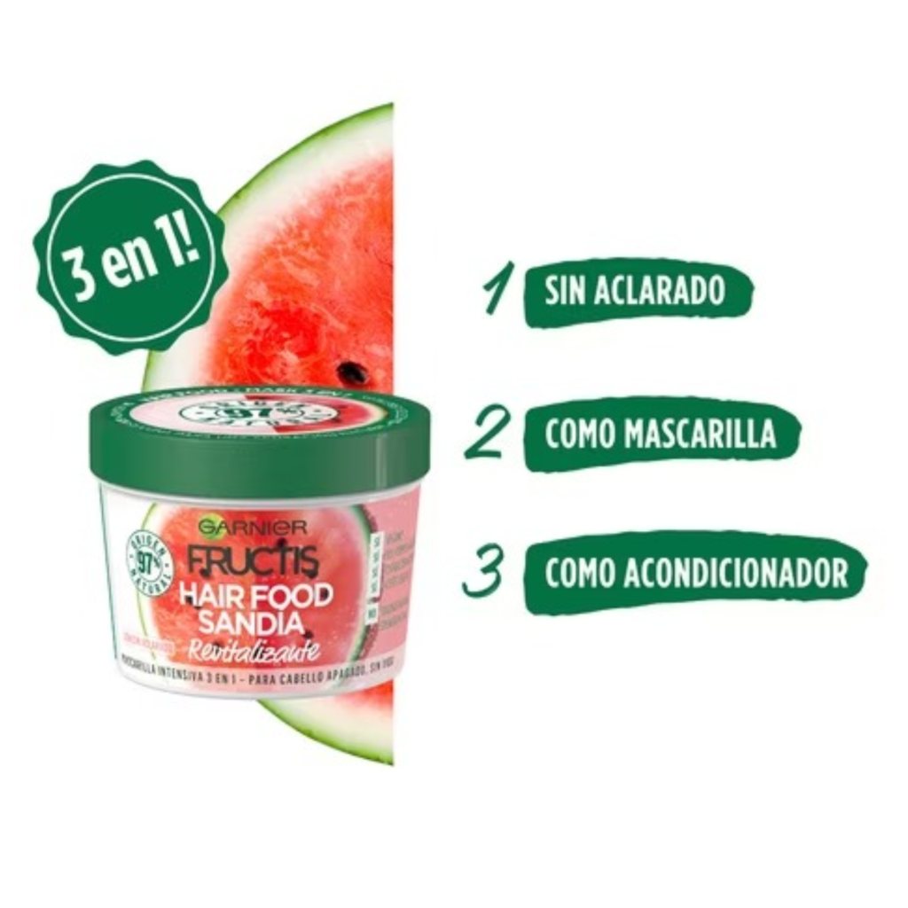 mascarilla capilar frutas nutricion y brillo