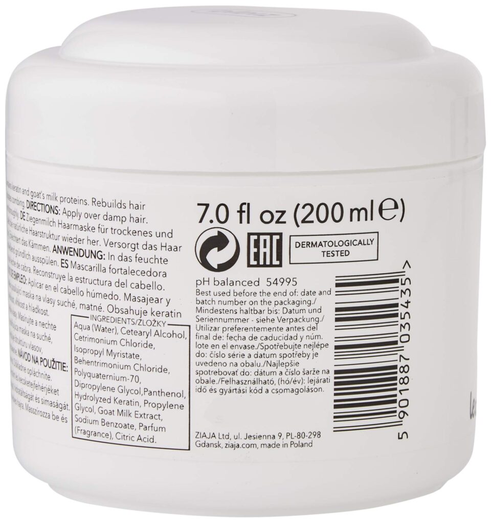 mascarilla capilar ziaja repara tu cabello al instante