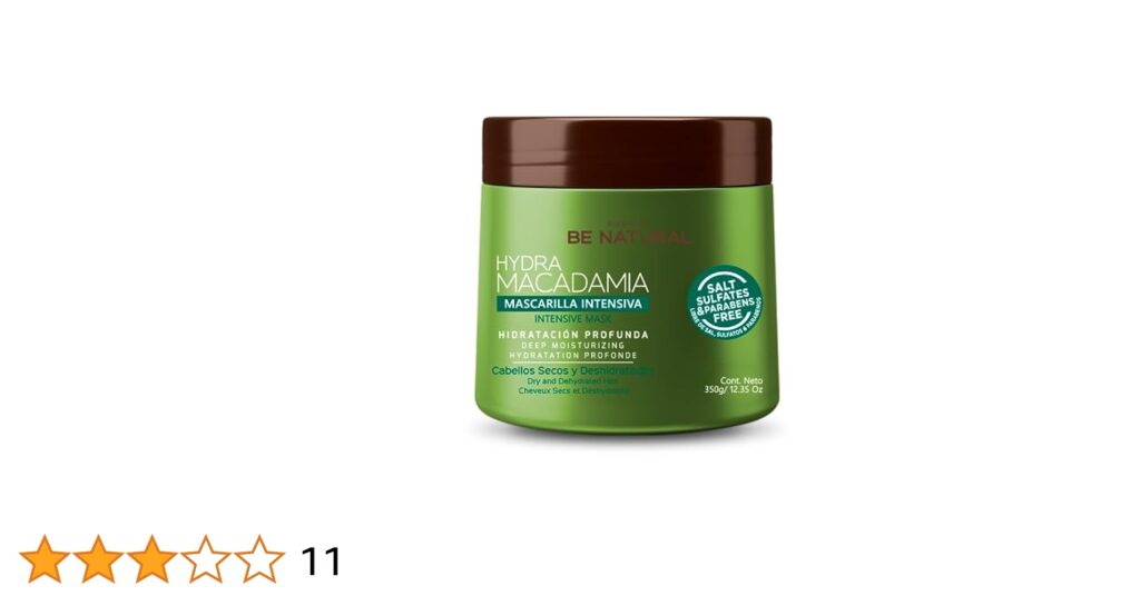 mascarilla capilar con macadamia apto para todo tipo de cabello