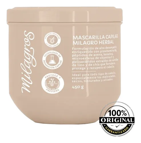 mascarilla capilar herbal care beneficios y uso