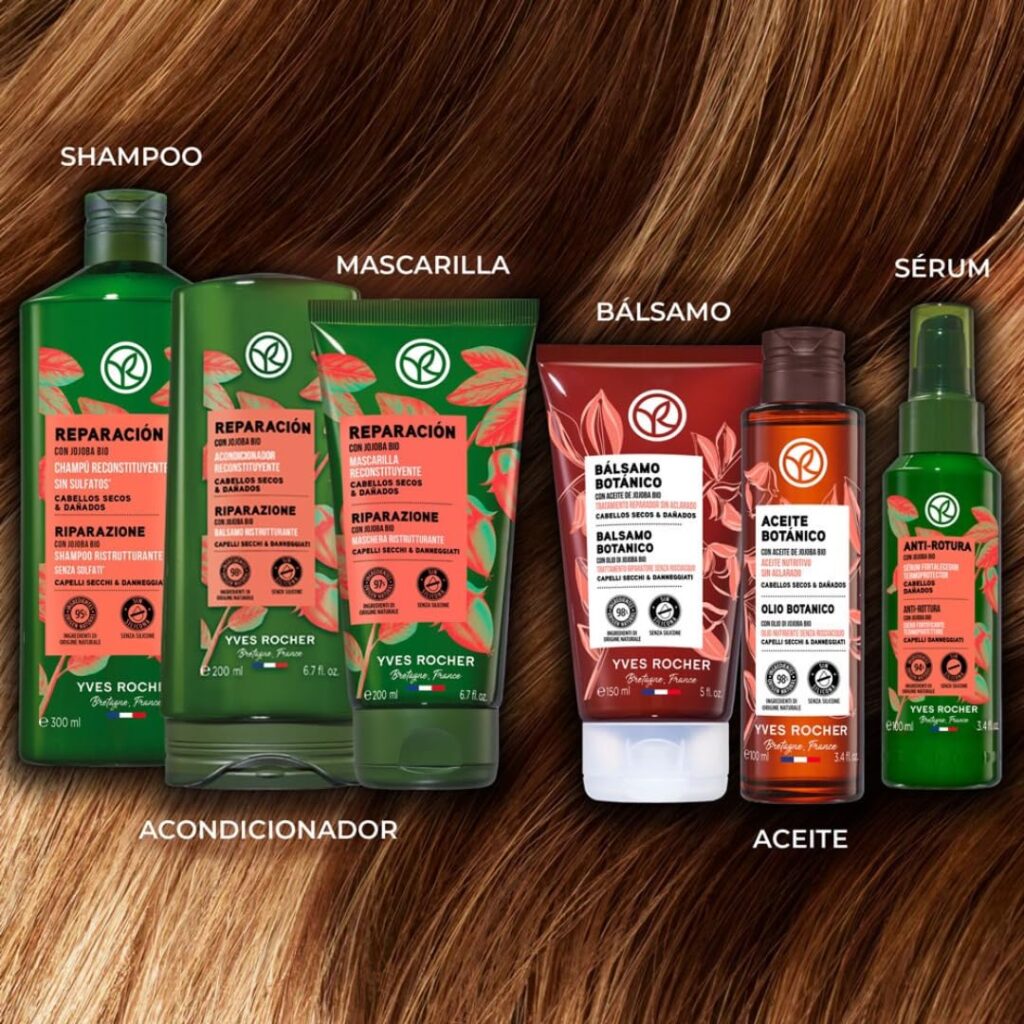 mascarilla capilar yves rocher el secreto para un cabello radiante
