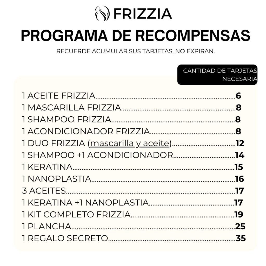 Recompensas de Frizzia